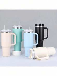 1 chiếc cốc du lịch cách nhiệt bằng thép không gỉ 40oz/1200ml - Bình nước giữ nhiệt chân không, cốc cà phê đá, cốc du lịch thời trang, món quà Giáng sinh hoàn hảo - Nhiều màu - Xem 1