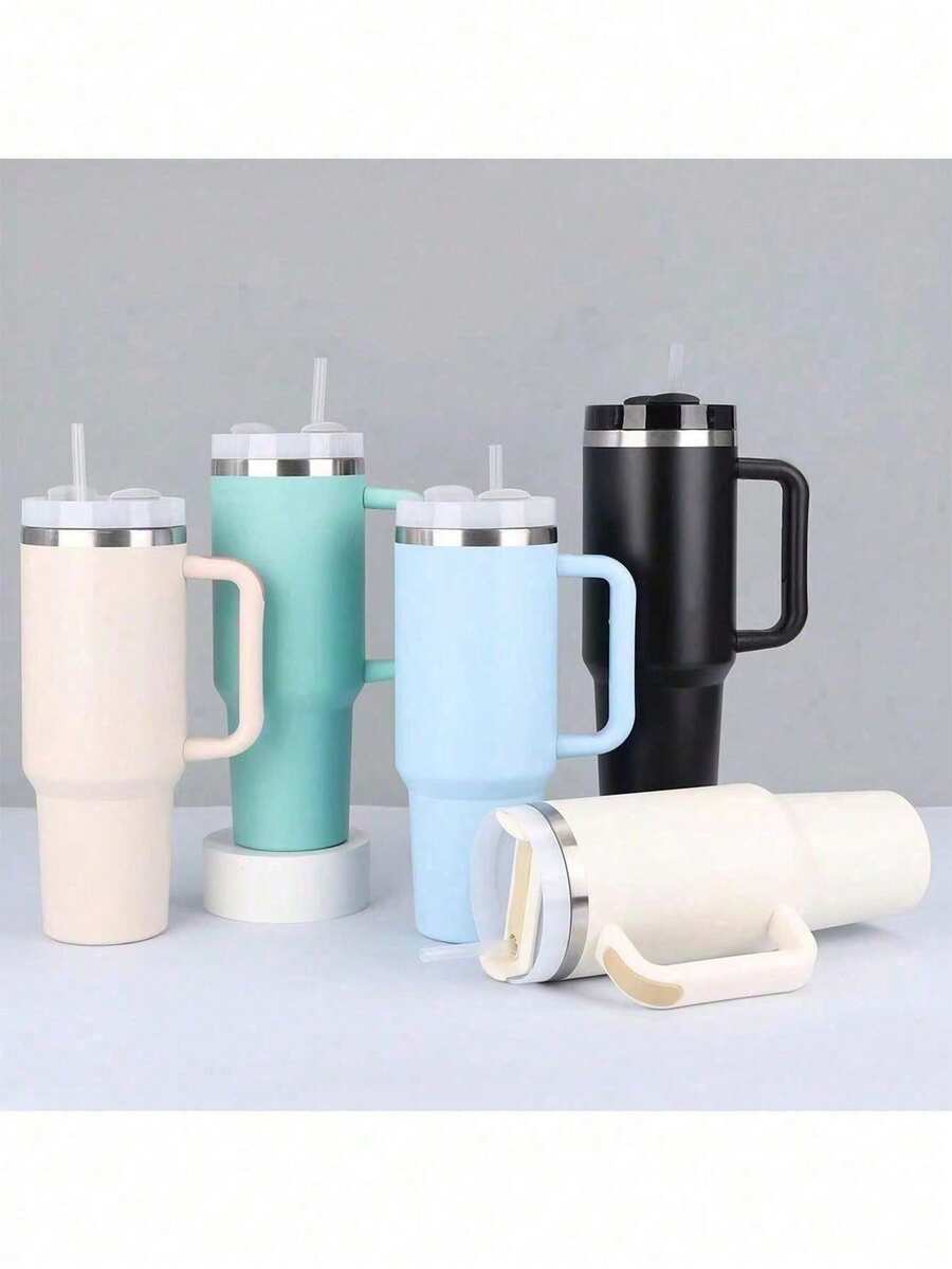 1 chiếc cốc du lịch cách nhiệt bằng thép không gỉ 40oz/1200ml - Bình nước giữ nhiệt chân không, cốc cà phê đá, cốc du lịch thời trang, món quà Giáng sinh hoàn hảo - Nhiều màu - Xem 1