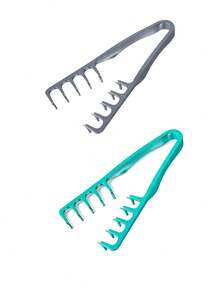 Pente de Dentes Largos Fofo, Cria Textura Volumosa e Efeito de Levantamento, Adequado para Homens e Mulheres, Feito de Material Plástico ABS de Alta Qualidade, Adequado para Todos os Tipos de Cabelo Incluindo Grosso, Cacheado, Ondulado e Natural, Perfeito para Uso Doméstico e de Viagem, Fácil de Pentear e Estilizar, Escolha Ideal para Cuidados Diários com o Cabelo, Leve e Portátil, Ferramenta Essencial de Cuidados com o Cabelo, Imprescindível para Estilização Masculina, Pente de Estilização Masculina - Multicolorido - Visão 10
