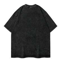 Vintage Washed 2026 F1 Calendar Race Tracks Graphic T-Shirt, Oversized Retro Formula1 Tee,Streetwear Casual Cotton Top. - 黑色 - 查看 2