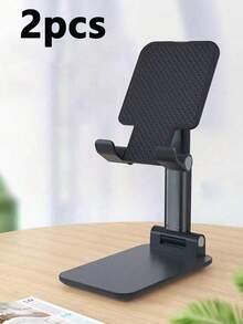 2pcs/1pc Adjustable Foldable Phone Stand, Portable Loose Office Holder, Non-Slip Plastic Tablet Stand, Battery-Free, Foldable Desktop Phone Holder Compatible With Apple, Android Phones, Birthday Gift, Family, Friends Phone Stand, Phone Accessories - Phone Stand - View 13