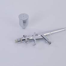 Súng phun sơn khí nén Butterfly 217A, bút phun sơn khí nén với vòi phun tròn dùng để sơn xe và làm mô hình. - Bạc - Xem 4