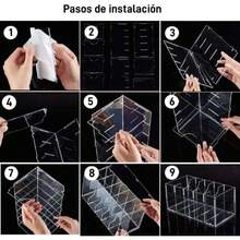 Belt Organizer (7 Compartments) - Clear Acrylic Belt Storage Rack, 44570722 - Champagne - View 5