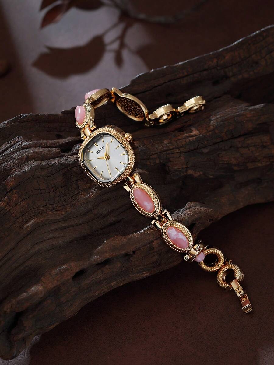 1 件女士简约时尚休闲石英表，适合作为礼物或日常佩戴 - 均碼 - 查看 1