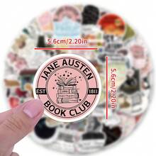 120 miếng dán chủ đề văn học, thẩm mỹ, thích hợp dán trang trí sổ lưu niệm, nhật ký, laptop, cản xe, ván trượt, bình nước, máy tính, điện thoại, thiệp chúc mừng, album ảnh, đồ nội thất. - Phong cách ngẫu nhiên - Xem 3