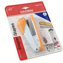 1 Set Heavy Duty Ergonomic Stapler Kit, Sturdy & Durable, Easy Press Design, Thick Binding Capacity, Suitable For Office, School, Home Use - Stapler Set - View 12