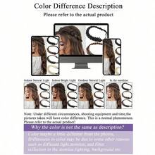Synthetic Adjustable Handmade Braided Headband HighTemperature Synthetic Braided Headband Headwear Braids Headband With Elastic Band For Women Hair Accessories - Nhiều màu - Xem 9