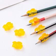 5 piezas/10 piezas/20 piezas Corrector de agarre de bolígrafo con forma de conejo para estudiantes, corrector de postura de escritura de 3 dedos, elimina hábitos de escritura incorrectos, cultiva un agarre adecuado del bolígrafo, escritura talla grande cómoda - Multicolor - Ver 10