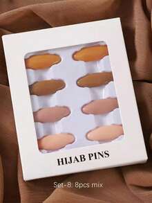 Trâm cài áo chống trượt xuyên biên giới mới, cố định quần áo, khăn quàng cổ, khăn trùm đầu cho nữ, ghim cài áo cardigan cho váy - Hộp quà tặng - Xem 25