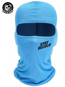 Musion 1-3个“STAY DELULU”轻便速干全脸面罩，适合骑行、自行车、滑雪、户外活动 - 彩色 - 查看 13