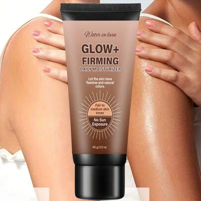 Crema autobronceadora de uso diario para el verano, loción autobronceadora sin alcohol, logra un tono bronceado natural y perfecto, con efecto de bronceado sin sol 100% natural, apto para todos los tonos de piel clara, proporciona instantáneamente un brillo bronceado radiante con luminosidad saludable besada por el sol. Bronceado sin manchas, crea un brillo saludable besado por el sol.