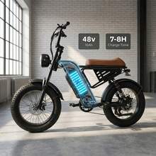 Adult Electric Bicycle, 20-Inch Wide Tires, 750W Motor, 48V 15Ah Battery, Top Speed 45-50 Km/H, Dual Suspension. - CS-M4/A - Xem 4