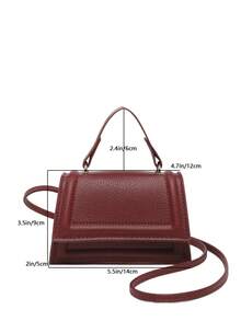 Women's New Handbag, Mini Square Bag, Versatile Shoulder Crossbody Bag, Coin Purse - Red - View 2