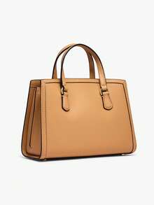 MK Chantal Medium Women's Crossbody Bag, Adjustable Strap Messenger Bag - Brown - View 5