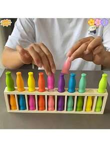 Memory Bottle Color Matching Game - Random Stickers - Strategic Floor Game Suitable For Classroom Ice Breaking And Family Entertainment, Can Improve Cognitive Ability. Fun Group Party Game And Unique Christmas Gift. - Multicolor - View 12