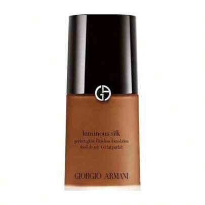 Giorgio Armani 阿玛尼 (Armani) 丝绒光泽粉底液 #13.5 - 深色号，30毫升/1盎司 | 轻盈质地，自然妆效，中等遮瑕，蕴含护肤成分