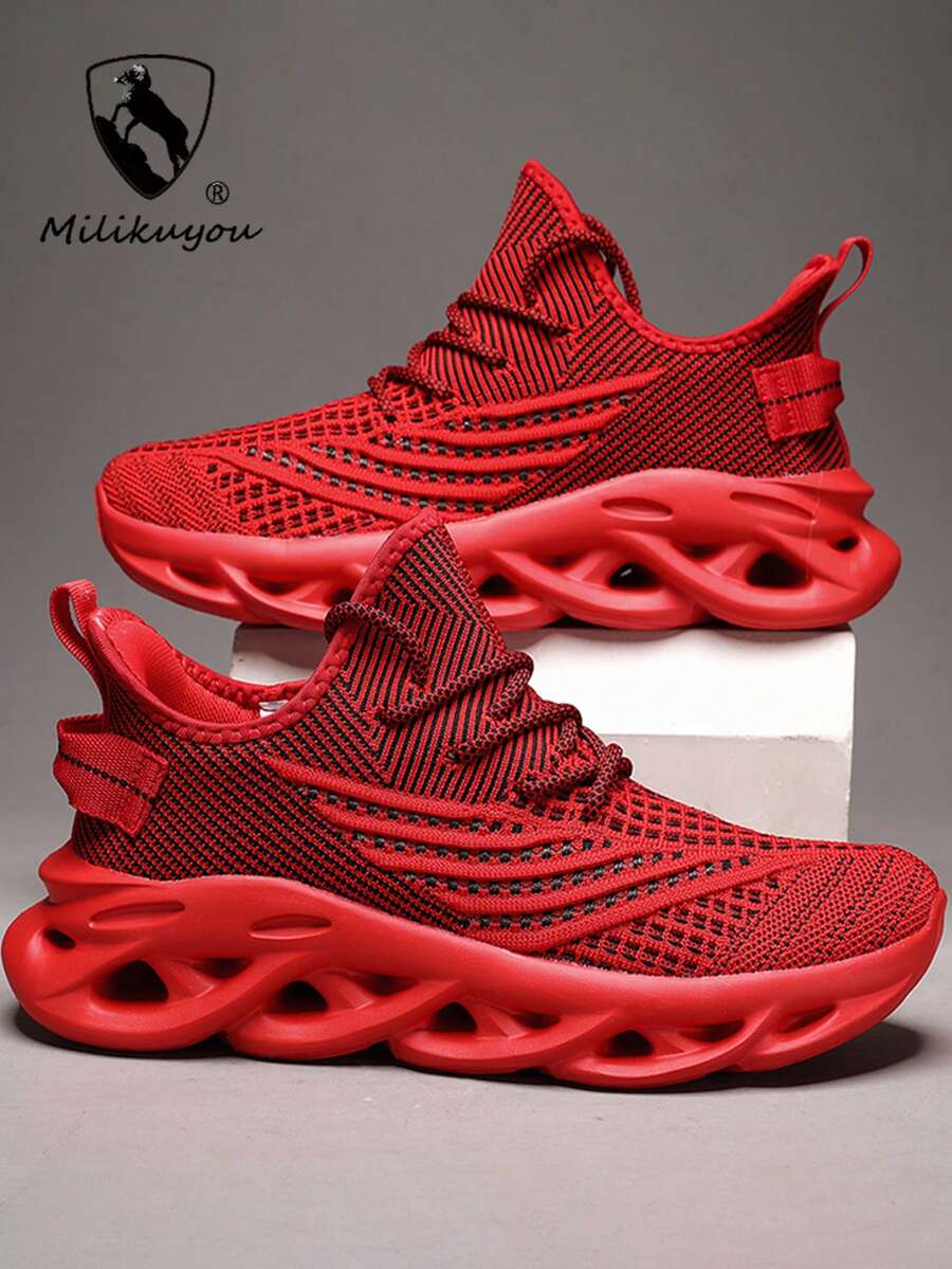 2025春夏新款超轻透气情侣运动鞋休闲户外运动鞋跑步鞋舒适登山鞋MD+扭纹鞋底防滑柔软舒适随机不对称图案