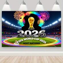 Arazzo decorativo per i Mondiali di calcio, Arazzo per i Mondiali di calcio 2023 | Tappezzeria in poliestere da appendere alla parete, ideale per camera da letto, soggiorno, cucina e ufficio, perfetto per compleanni, Natale, Festa del papà e varie feste, arazzo da appendere per stanze sportive, decorazione per stanze di tifosi, arte murale per interni, opera d'arte a tema calcio, arte murale per uffici. - z1 - Visualizzare 1