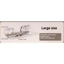 20/40个装自粘透明线夹，适用于电视线缆、桌面、家庭和办公室。 - 多色的 - 查看 10