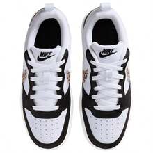 Nike Court Borough Low Recraft Big Kids/Women's Casual Shoes DV5456-123 | Everyday Versatile, Comfortable Fit - 黑與白 - 查看 4