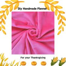 1pc Soft Plush Fabric Material, Suitable For Thanksgiving Decoration, DIY Handmade Home Textile, Applicable To Flannel - Multicolor - View 92