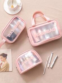 1 pieza/3 piezas Bolsas de tocador transparentes para viaje - Bolsas de maquillaje impermeables con estampado de mariposa y margarita - Organizador de cosméticos de viaje de varios tamaños para hombres y mujeres, ideal para viajes y uso diario, bolsas de playa de verano, artículos esenciales de viaje, artículos esenciales de crucero, bolsos de mujer, artículos esenciales de vacaciones, bolsa de maquillaje para viaje, bolsa de artículos de tocador, artículos esenciales de baño, viaje, cubos de embalaje organizador de maquillaje de viaje, bolsa de cosméticos, bolsa de lavado, bolsa de viaje de tocador, regalos para mujeres - Multicolor - Ver 13