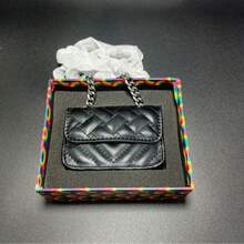 Kurt 1 Geiger 2025New Mini Crossbody Bag, Shiny And Versatile Chain Single-Shoulder French Genuine Version, Crossbody Bag, Single-Shoulder Bag.Suitable For Use In Winter. Suitable As A Gift To Give To Others.Crossbody Bags For Women.Christmas Gifts.Gifts For Women.Purses And Bags Women.Bolsas Elegantes Para Mujer.Carteras.Christmas Gift,Christmas Gift For Girlfriend, - 黑色 - 查看 2
