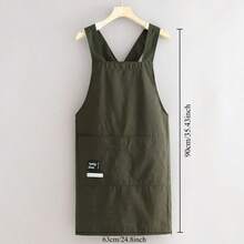 1pc Sleeveless Criss-Cross Apron, Made Of Polyester Fiber, Household Kitchen Cooking Workwear - Multicolor - View 5