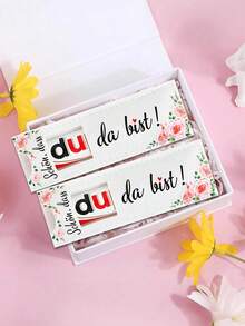 20/10pcs Felt Chocolate Gift Packaging Bags, "Glad You're Here" Felt Gift Bags, Bridal Shower Favors, Bridesmaid Candy Bags, Wedding Guest Souvenirs, Wedding Party Decor, Graduation Gift Packaging, Birthday Gift Set - View 9