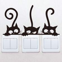 1pc Toilet Seat Sticker, Refrigerator Decorative Sticker - Easy To Apply, Vinyl Decal, Suitable For Bathroom, Living Room, Switches, Refrigerator Decor, Durable And Removable, Fit For Laptop And Home Decor, Gift - Multiple Styles - View 4