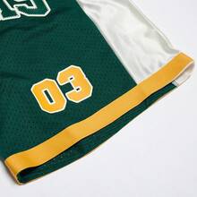 Unisex Classic Breathable Basketball Sports Shorts, Straight Leg Knit Shorts JD6399 - Green - View 4