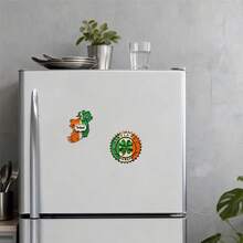 Một cặp nam châm trang trí lấy cảm hứng từ Ireland, thuộc bộ sưu tập Ireland, với hình bản đồ Đảo Ngọc lục bảo, mũ quán rượu, cỏ ba lá và bia đen – lời chúc phúc Celtic dành cho tủ lạnh của bạn. - Nắp chai bia Dublin - Xem 5