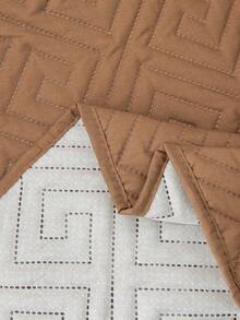 1pc Durable Sofa Cover, Easy To Clean, Pet-Friendly Sofa Protector, Diamond Quilted Design, Fits 1/2/3 Seater, All Season Breathable, Modern Sofa Slipcover With Side Pockets - Khaki - View 9