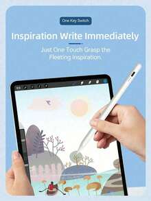 Tương thích với Apple Pencil, Chống chạm nhầm lòng bàn tay, Hiển thị nguồn, Tương thích với iPad Pencil, Phù hợp với iPad 2022 2021 2020 2019 2018 Pro Air Mini - Bút cảm ứng chuyên dụng - Tương thích với Apple Air 2 - Pin lithium sạc lại được - Chứa các linh kiện điện tử - Nhiều màu - Xem 8