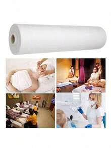 Bộ 2/50/100/200 chiếc khăn trải giường dùng một lần cho bàn massage spa, thẩm mỹ viện, không dệt - Vải không dệt, không mùi, thích hợp cho thẩm mỹ viện, spa, giường massage, studio xăm hình, khăn trải bàn massage | Chất liệu mềm mại | Sử dụng một lần - Nhiều màu - Xem 3
