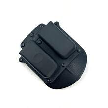 Right Hand Tactical Holster GL2-ND Holster Fit For G19, 19X, 17, 25, 45, 44, (For 23 & 22 Gen 1-4), 31 ,32, 34, 35 Hunting Equipment 6900 Magazine Pouch - Black - View 5