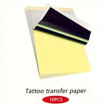 Giấy chuyển hình xăm khổ A4, giấy chuyển nhiệt carbon, giấy sao chép hình xăm, giấy can (10/20/30/50/100 tờ). - Xem 10