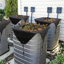 Air Conditioner Cover For Outside Units, Winter AC Defender, Heavy Duty Waterproof Top Air Conditioner Cover Black - Chống thấm nước - Xem 2