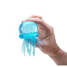 [Free Shipping] Cute Glitter Jellyfish Squishy Toy, Stress Relief Squeeze Fidget Toy For Anxiety Relief, Colorful Transparent Sensory Toy For Daily Relax - 粉色 - 查看 4