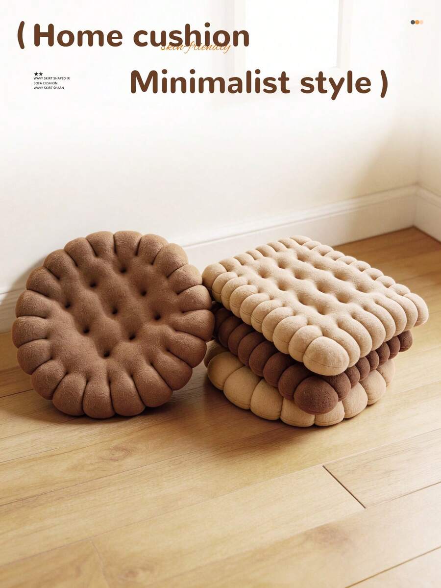 1 chiếc đệm sofa hình bánh quy dày dặn, đệm ngồi mềm mại cho thời gian ngồi lâu, chống trầy xước do thú cưng, sử dụng được cả bốn mùa, có thể giặt máy, đệm tựa đa năng.
