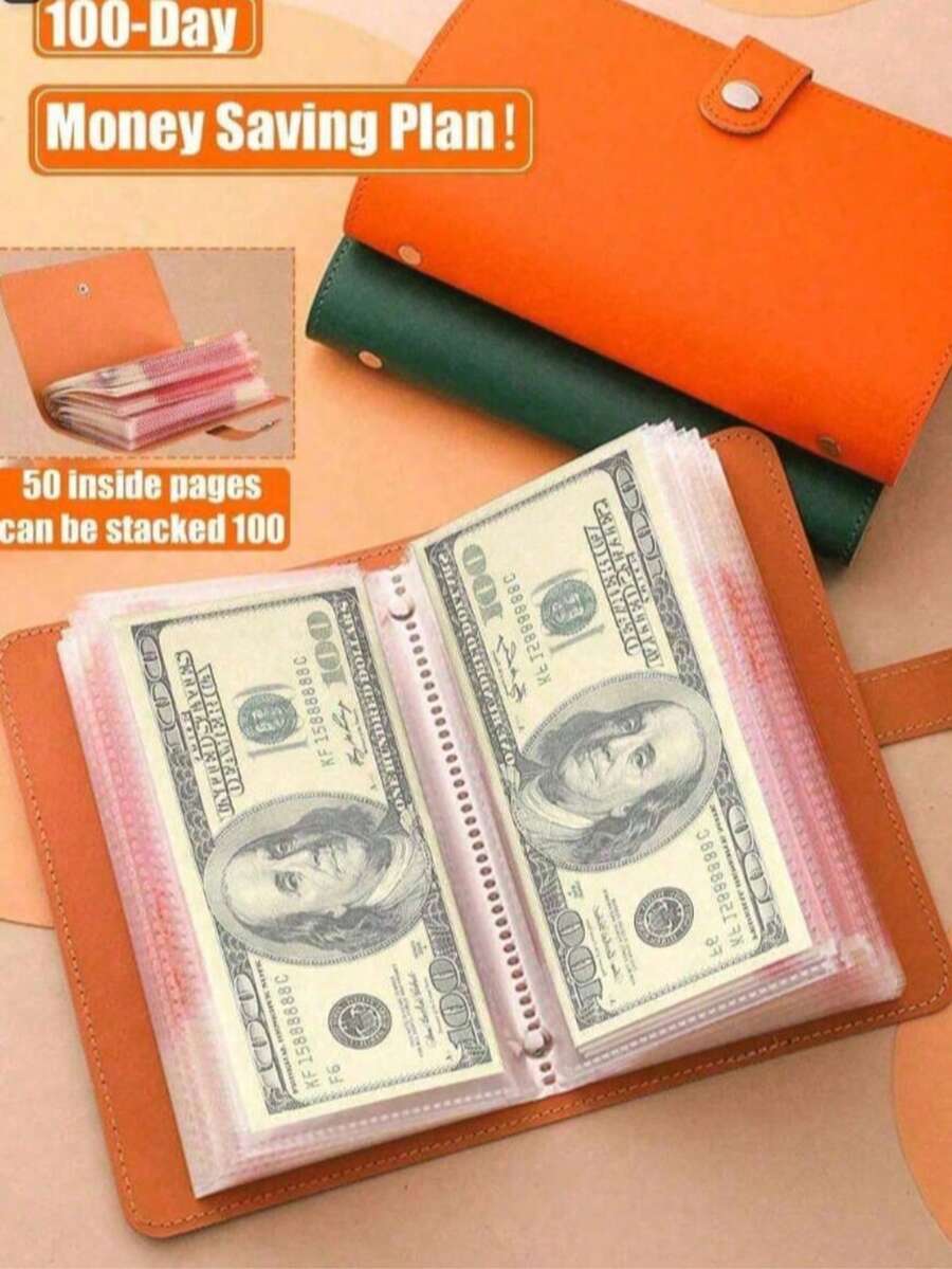 100pcs/Pack Multi-Pocket Cash Envelopes Organizer Envelope Style Budget Challenge Binder,Suitable For Binders,100pcs Budget Friendly Loose Leaf Binder Inserts,Portable,Boho Design,Suitable For Daily Commuting,Weekend Shopping,And Other Occasions,Travel Essentials,Back-To-School Supplies,Holiday Gifts,Holiday Essentials - Multicolor - View 1
