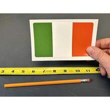 Gear Tatz - Irish Flag - Bumper Sticker - 3.5 X 5 Inches - Professionally Made In The USA - Adhesive Vinyl - As Pic - View 4