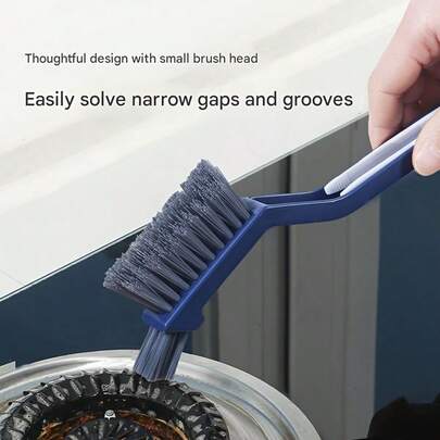 缝隙刷，浴室马桶刷，硬毛地板缝隙刷，用于清洁瓷砖缝隙、浴室、马桶、地板裂缝和角落