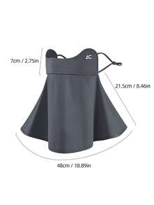 夏季防晒面罩，超薄冰丝全脸面罩，透气防紫外线，可水洗。夏季冰丝防晒面罩，女士二合一防紫外线遮阳面罩，遮阳护颈，全脸遮阳，适合驾驶、海滩、戴帽子等场合。 - 彩色 - 查看 11