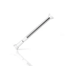 Thanh treo rèm tắm bằng thép không gỉ, không cần khoan, dài 30-50cm, chống trượt, có lò xo căng, thích hợp cho phòng tắm và nhà bếp (Màu bạc) - 35-50cm - Xem 1