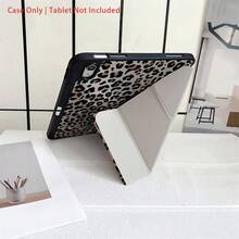 Ốp lưng in họa tiết da báo màu hồng có nơ | Chất liệu acrylic trong suốt, có ngăn đựng bút | Tự động bật/tắt màn hình | Tương thích với iPad 10.9/10.2/Air thế hệ thứ 5/Pro 11/10/9.7/Air 2 & Galaxy Tab & Pad - Nhiều màu - Xem 8