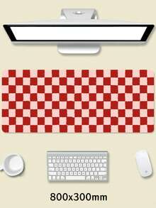 1 Miếng lót chuột bằng da PU họa tiết kẻ caro đen, dùng cho bàn làm việc laptop, chống trượt, có thể giặt, chống bám bẩn, phù hợp cho các cặp đôi/sinh viên/văn phòng/không gian học tập, quà tặng sinh nhật, quà tặng tốt nghiệp. - Xem 16