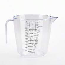 Cốc đong chất lỏng bằng nhựa 600ml/300ml/150ml, cốc đong đa năng dùng trong làm bánh và nấu nướng, dụng cụ nhà bếp thiết yếu. - Trong sáng - Xem 13
