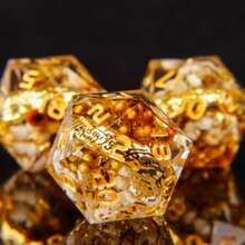 1pc D20 Faceted Ring, Resin Pointed Dice For D&D Role-Playing, Suitable For Board Games, RPG Tabletop Dice Games, Birthday, Holiday Gifts, Party Decor - Multicolor - View 6