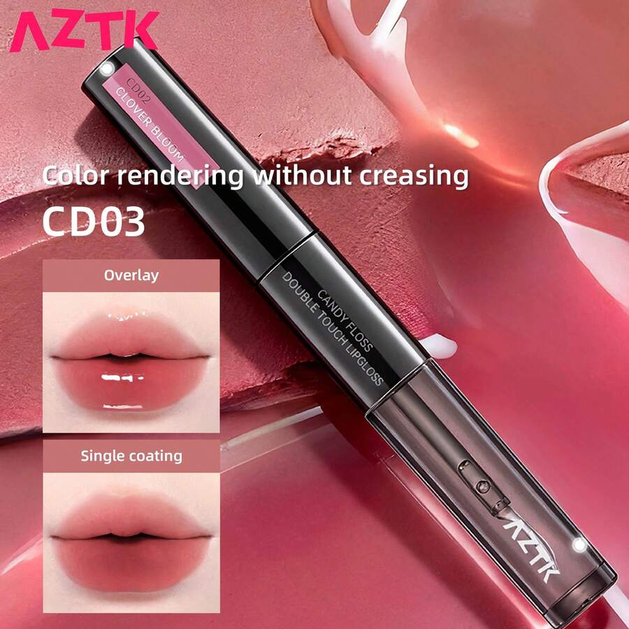 AZTK 二合一哑光唇膏唇彩,持久不黏腻,滋润保湿,CD03 - CD03 - 查看 1